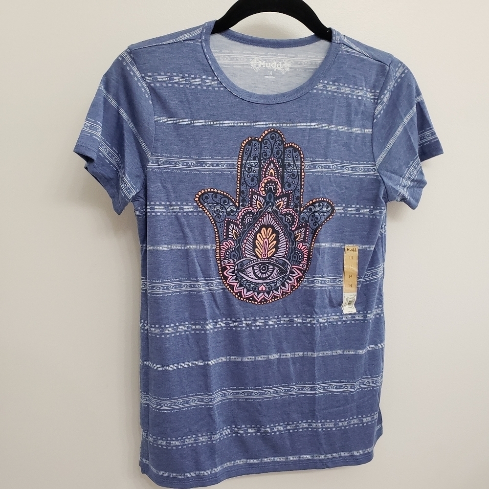Mudd Short Sleeve Graphic Short Sleeve T shirt Girls Sz 14